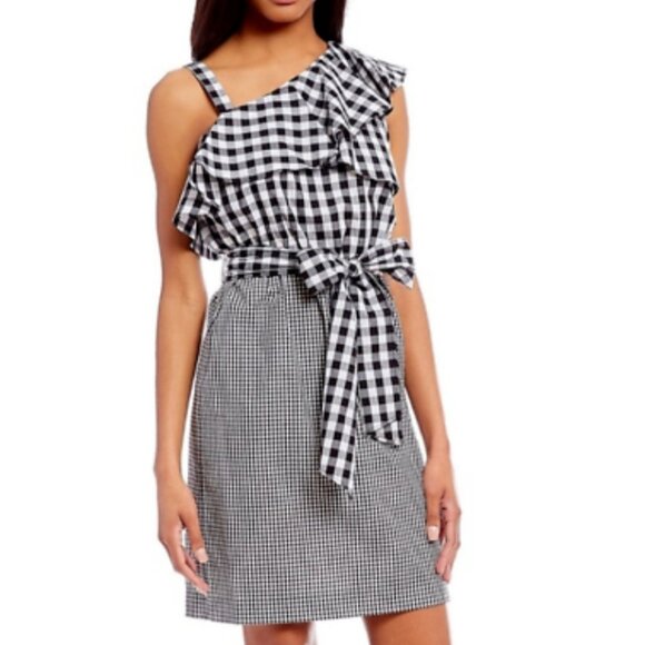 Calvin Klein Women's Checkered Gingham Dress Size 6 - Picture 5 of 5